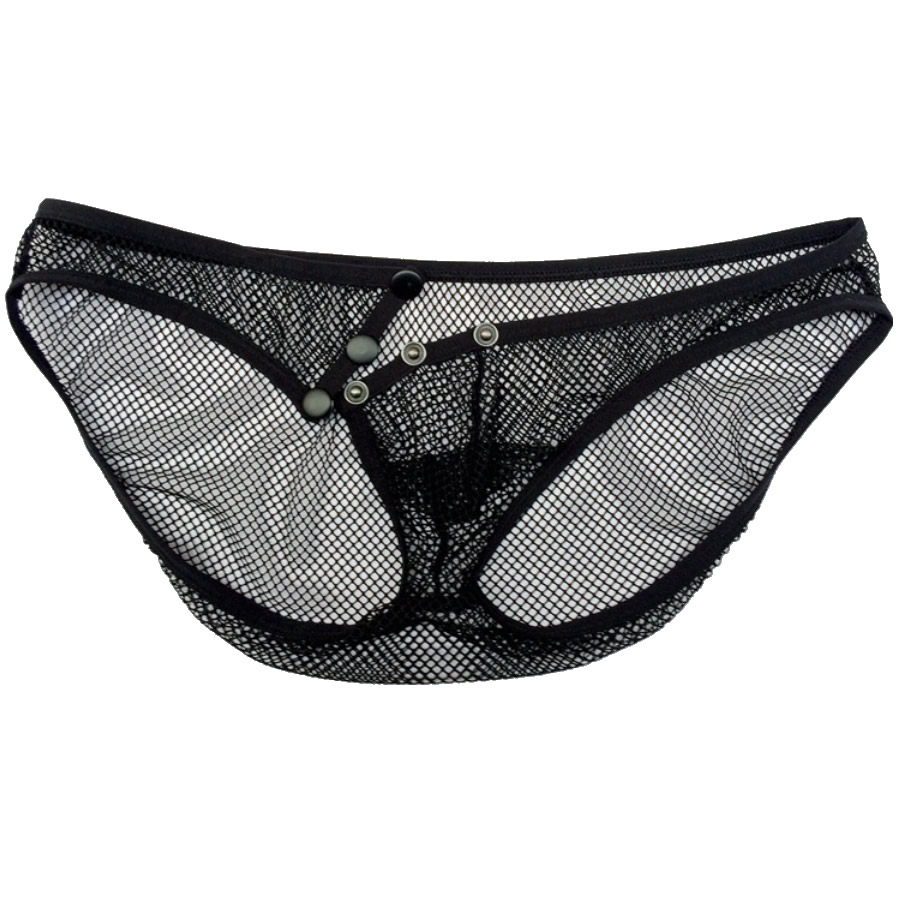 New Design Male Sexy Lingerie Men See-through Mesh Panties Translucent Sheer Thongs